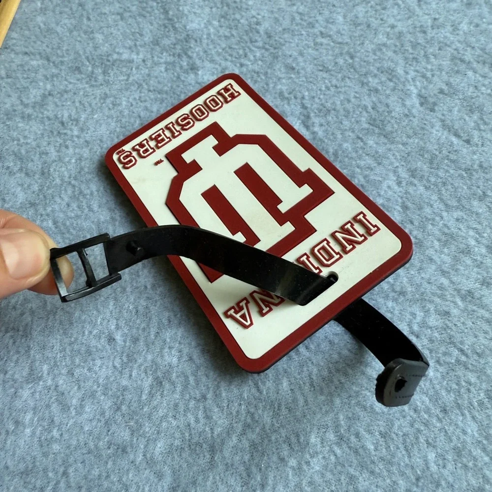 Indiana Hoosiers Luggage Bag Tag NCAA Collegiate Licensed Product Aminco  Travel